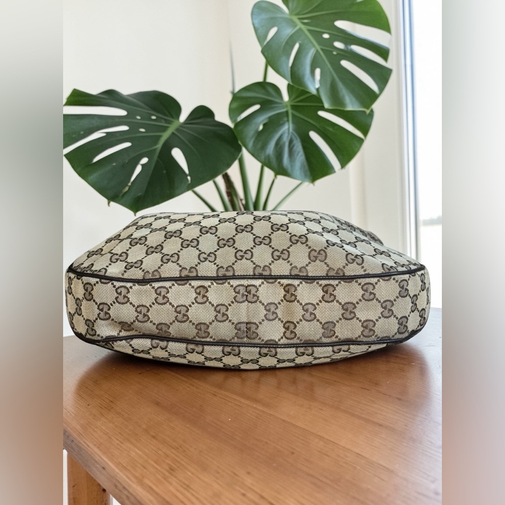 Gucci GG Canvas Half Moon Crossbody Bag - Picture 9 of 13